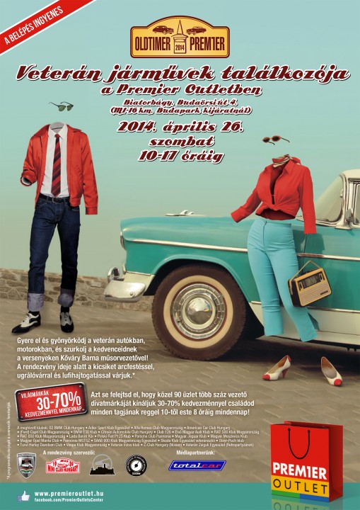 Oldtimer Premier  - Veterán autók a Premier Outletben!