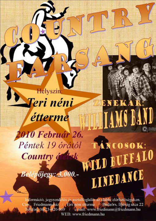   - Country farsang