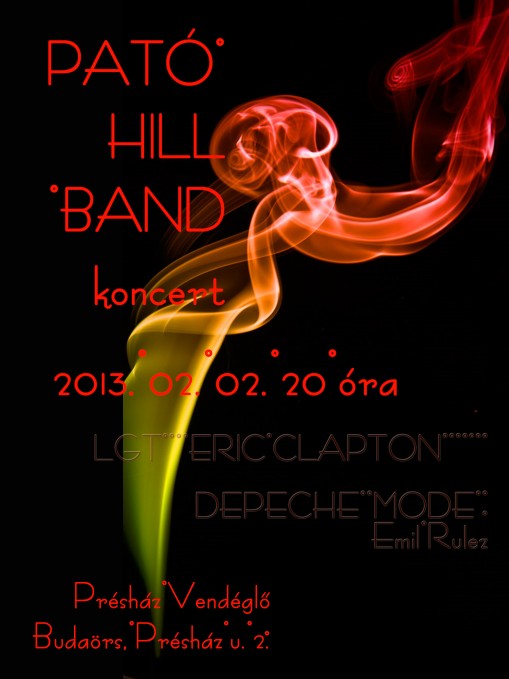   - Pató Hill Band koncert